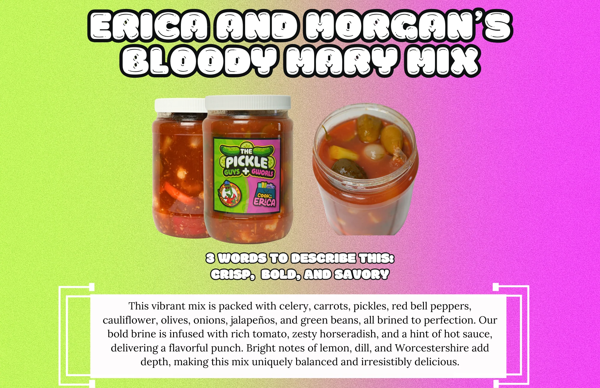 Erica's BLOODY MARY Mix - Image 3